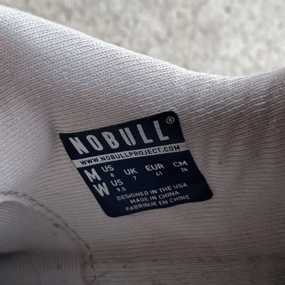 Nobull Super Fabric Trainer Cross Training Shoe Mens 8 Womens Size 9.5 Gray